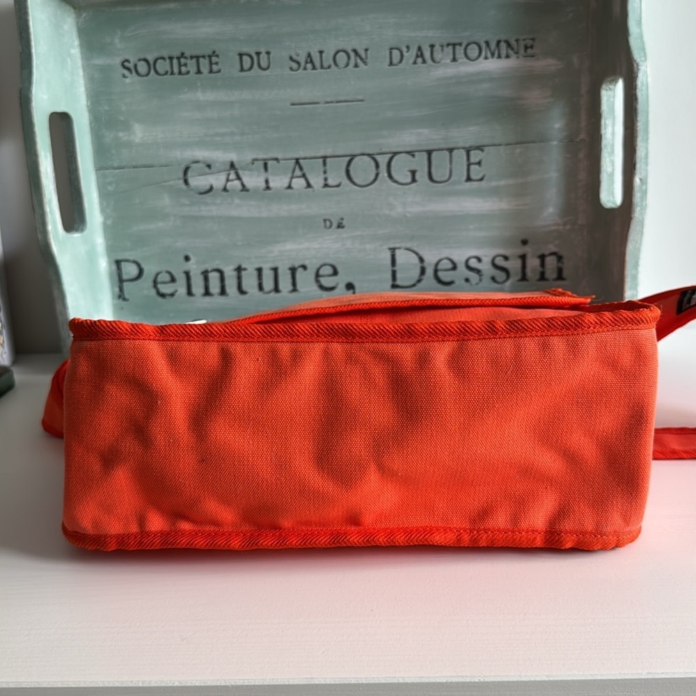 Marimekko Orange Messenger Shoulder Bag - Picture 9 of 11